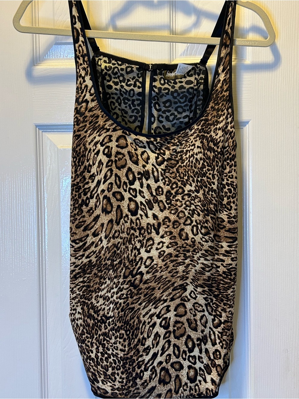 Frederick's of Hollywood Leopard Print Camisole and Panties still attached!